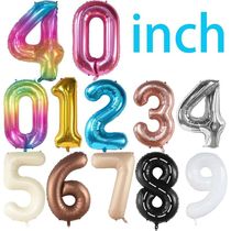 40 Inch Big Foil Birthday Balloons Helium Number Balloon 0-9