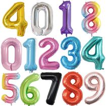 NEW 40Inch Foil Birthday Balloons 0-9 Helium Number Balloon