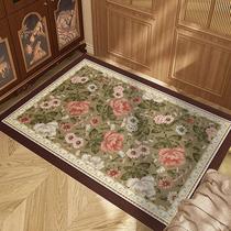 Entrance door wire ring dust-proof door mat PVC dirt-resistant foot mat entrance mat retro American outdoor door non-slip mat