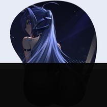 Two-dimensional 3D three-dimensional butt mouse pad customized anime cartoon game anime beauty silicone wrist pad