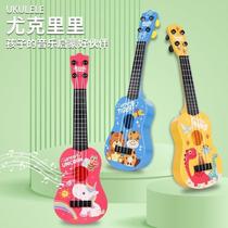 Childrens gift ukulele cartoon cute little guitar ukulele for boys and girls beginner ukulele