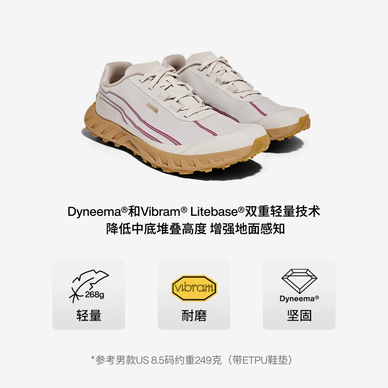 Кроссовки для трейла Norda 002 женские низкие подошва из Dyneema, походные легкие дышащие спортивные кроссовки