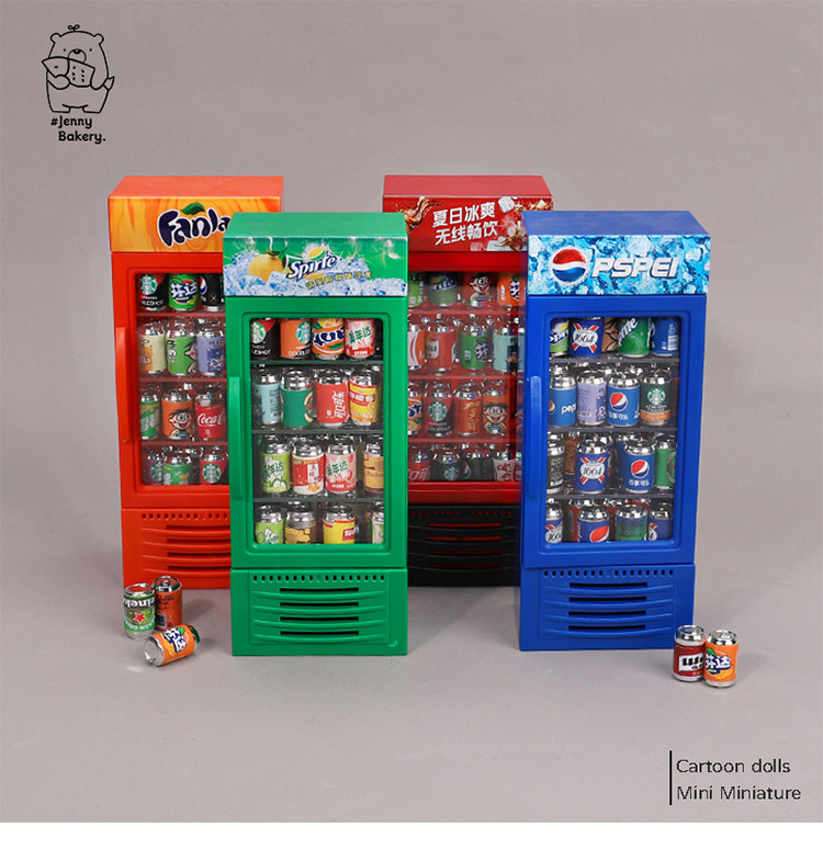 Charming Miniature Cola Vending Machine Toy - Dollhouse Delight - Taobao product photo 8