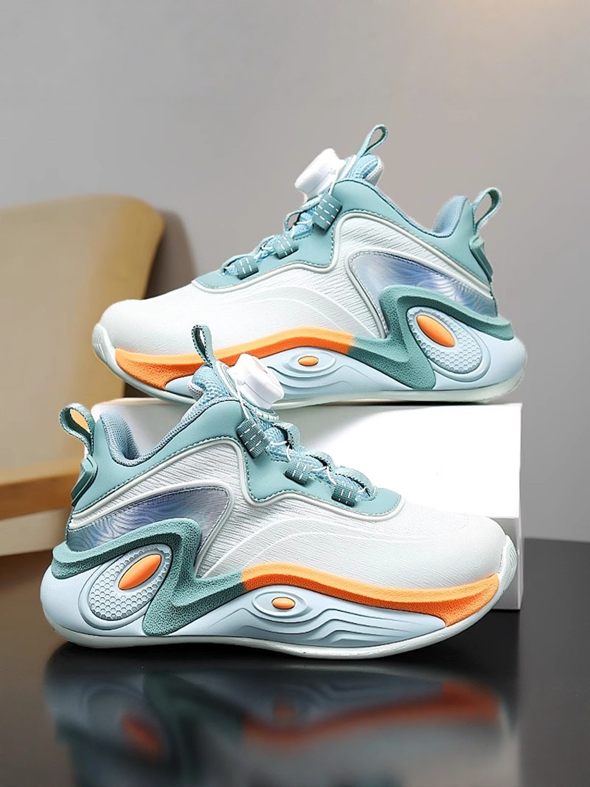 Children's Basketball Shoes, Boys' Shoes, Winter 2026 New Anti-Slip Shock-Absorbing Training Sneakers for Older Kids and Elementary School Students