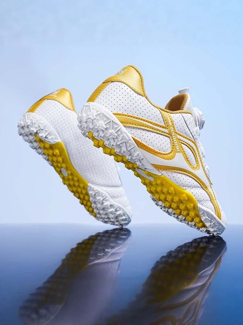 Children's Football Shoes for Boys, Ag Long Spikes, Tf Broken Spikes, Training Sneakers, Elementary School Students' Rotating Buckle Competition Shoes for Boys