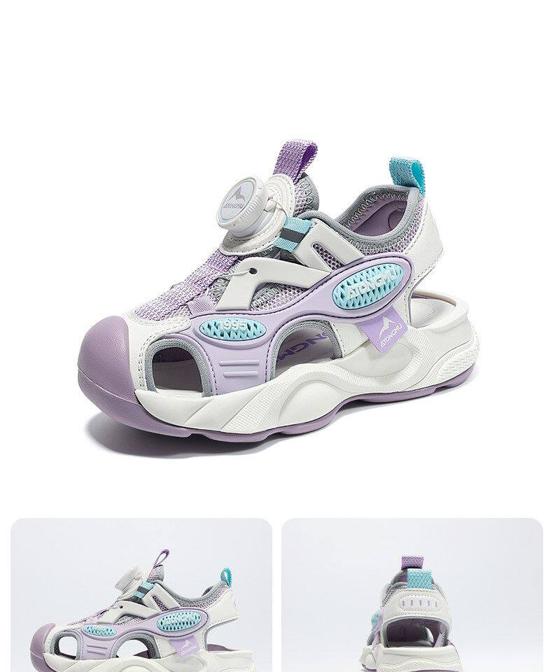 Children's Sandals for Boys 2026 Summer New Style Boys' Soft-Soled Non-Slip Wading Beach Shoes for Older Kidsren with Mesh Surface Sandals — 32