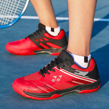 National Trend Collaboration Authentic Badminton Shoes Men's Shoes 2026 Lightweight Non-Slip Competition-Specific Sports Shoes Tennis Shoes