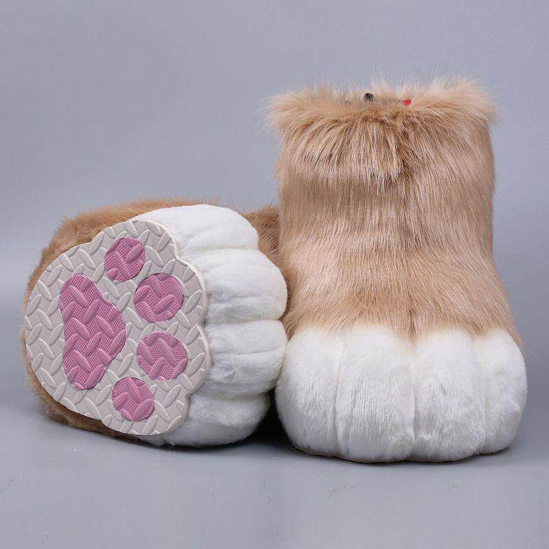furry福瑞/兽装 兽装成品现货鞋子fursuit可穿戴室内外脚兽爪福瑞兽人装扮接定制