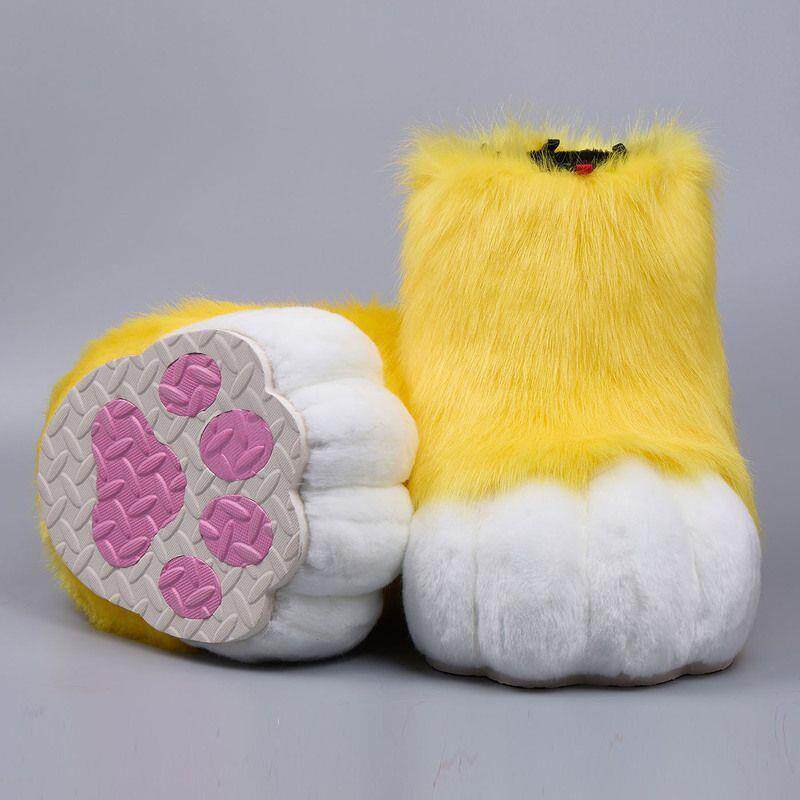 furry福瑞/兽装 兽装成品现货鞋子fursuit可穿戴室内外脚兽爪福瑞兽人装扮接定制