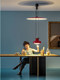 Italian Stilnovo Restaurant Adjustable Pendant Light Nordic Creative Designer Bar Counter Extendable Colorful Ufo Lamp
