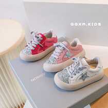Autumn new girls casual shoes ironed sneakers childrens shoes baby girls single shoes toddler soft sole toddler shoes sneakers