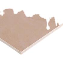 3-25mm Dongfang Port solid wood multi-layer board E0 grade environmentally friendly furniture board interior decoration Meranti core red oak