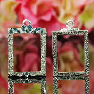 Thai buddha amulet shell, medium large butterfly amulet somdej buddha diamond shell.