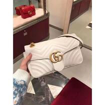 Gold chain bag white 2699 new unused