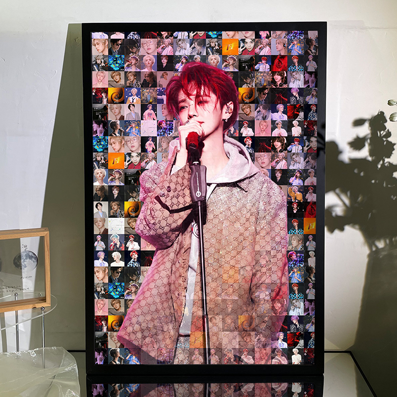 Liu Han Puzzle Gapday Music Festival Concert Reed-Themed Desktop Display Birthday Gift for Best Friend Wooden