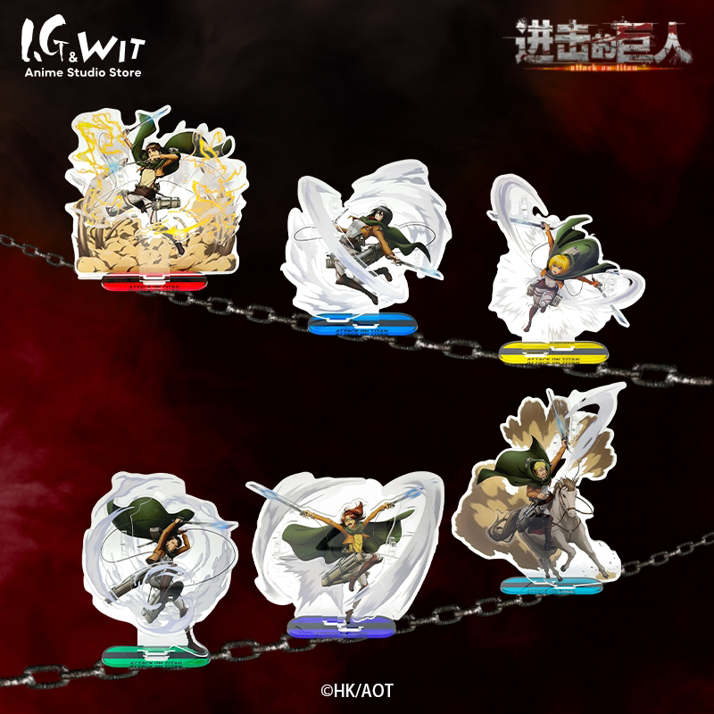 【Special Offer 45% off】I.G Wit Attack on Titan Action Acrylic Stand - Retreat Dwarf