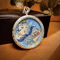 Guxiang intangible cultural heritage hand-painted thangka view