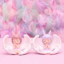 Internet celebrity girl heart angel Annie baking cake decoration ornaments girls bedroom childrens room home decoration ornaments
