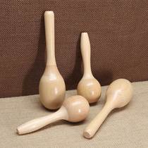 Solid wood sand hammer beech sand ball Orff percussion instrument kindergarten rattle grasp training childrens sand egg toy