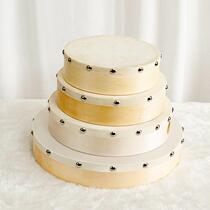 Childrens tambourine dance test performance props Orff percussion instrument hand drum teaching aids for teachers in kindergarten