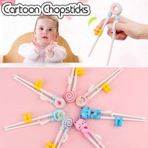 1 Pair Cartoon Chopsticks Children Eating Training Chopsticks