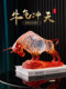 Towering Ox Figurine, Light Luxury, High-End Living Room, Sophisticated Tv Cabinet, Entrance Decoration, Home Decor, Crafts