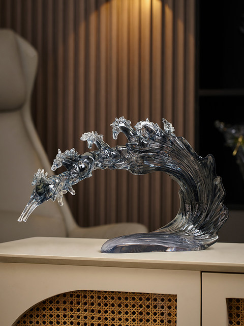 Horse Figurine for Immediate Success, Living Room Tv Cabinet, Wine Cabinet, Home Decoration, Office Desktop Ornament, Light Luxury