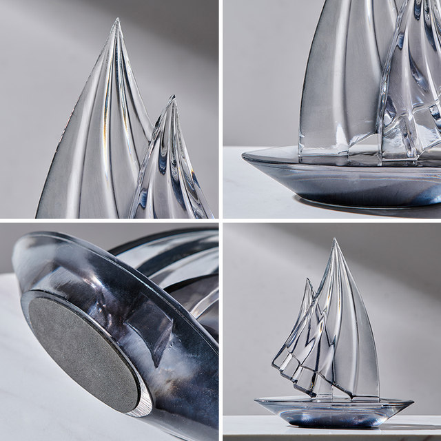 Smooth Sailing Sailboat Ornament, Office Desktop, High-End Feel, Tv Cabinet, Wine Cabinet Decoration, Light Luxury, High-End Living Room
