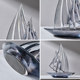 Smooth Sailing Sailboat Ornament, Office Desktop, High-End Feel, Tv Cabinet, Wine Cabinet Decoration, Light Luxury, High-End Living Room