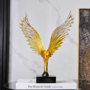 Big Eagle Spreading Its Wings Ornament, Light Luxury High-End Living Room Wine Cabinet Decoration, Tv Cabinet, Modern Minimalist Office Display Cabinet