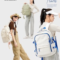 Casual backpack female high school student bag mens bag fashion backpack trendy computer bag large capacity travel bag