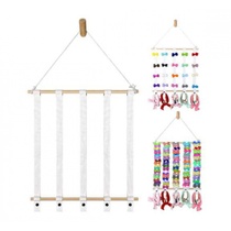 Home Simple Wooden Hairpin Storage Wall Hanging Photo Wall Storage Wall Hanging Childrens Room Decoration