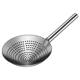 Large Stainless Steel Strainer with Fine Mesh for Kitchen Use, Commercial Noodle Skimmer, Ultra-Fine Mesh Strainer, Household Skimmer