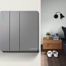 Multiple single-open two-open double-open one-light 86 panel surface-mounted one-open concealed-mounted three-open switch three-way control three-control