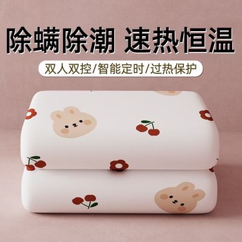 Japanese Imported Electric Blanket, Single/Double Electric Mattress, Dual-Control Temperature Adjustment, 2025 New Model, for Home Use and Student Dormitories