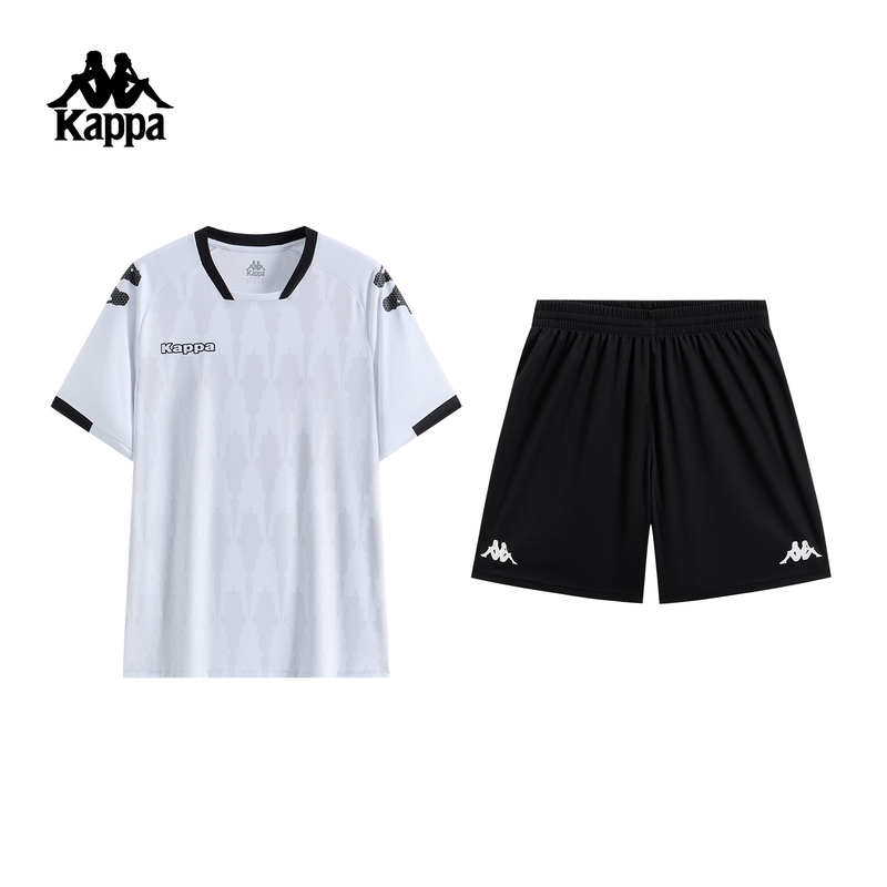 Kappa Back-To-Back Short-Sleeved Shorts Suit Men's 2026 New Summer Breathable T-Shirt Sports Football Uniform