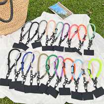 Simple Japanese and Korean cool high-end mobile phone case hand strap universal versatile bag short lanyard thick and strong