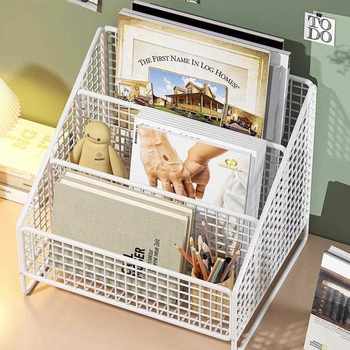 New direct sales desk bookshelf office desk storage box desktop storage shelf dormitory good things transformation artifact table