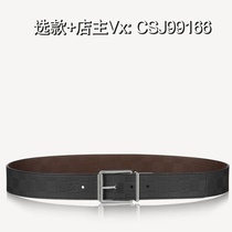 (Deposit) Mens Belt Calfskin Casual Reversible Belt