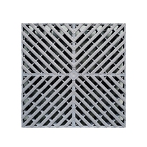 Mrs. Zhuang gray 500*500*60mm car wash floor grille beauty shop floor grid plate plastic parking lot