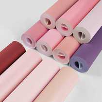 Nordic style light pink non-woven wallpaper solid color girls room princess pink childrens room bedroom living room background wall wallpaper