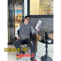 (Examined version cant63 Gawei) Sweater Mens Autumn and Winter Thick Loose Trendy Round Neck V643A