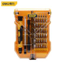 deli chrome vanadium steel precision electronic repair screwdriver set 45 pieces mobile phone repair screwdriver set