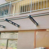 Customized thickened glass awning steel beam corbel bracket point-type curtain wall claw piece door head I-beam H-shaped steel frame T