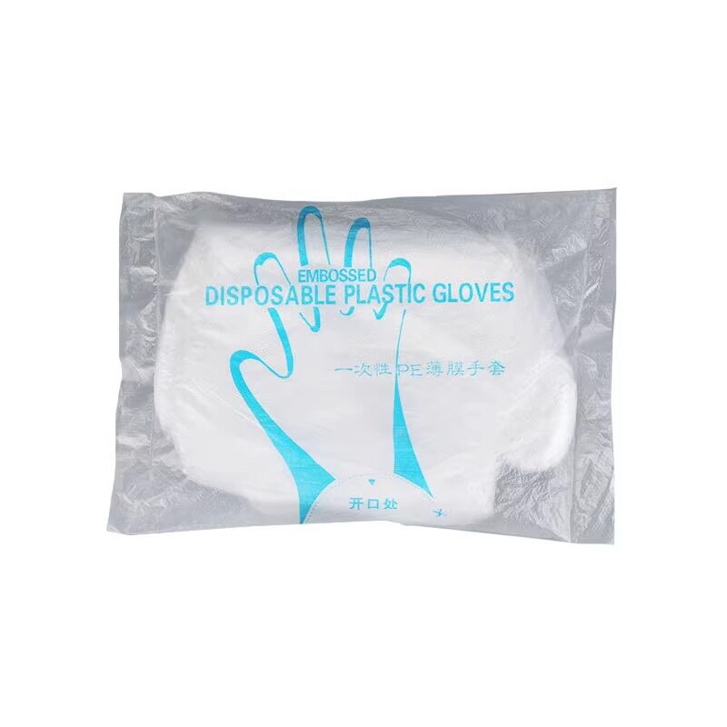 Disposable Gloves, Thickened Pe Type, Transparent Film Gloves, Food Grade, for Baking, Catering, Takeaway, Housework, Hand Protection, Wholesale