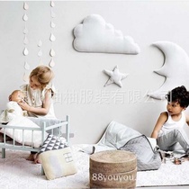 ins spot moon stars clouds three-piece set of hanging ornaments European and American childrens room decoration holiday accessories photography props