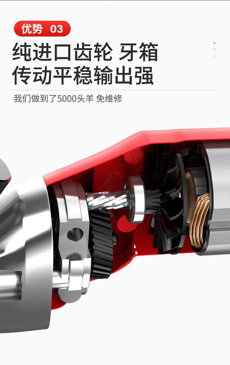 Ножницы 德国进口羊毛剪推子电动剪毛机专用剪子给羊剃毛的大功率剪羊毛神