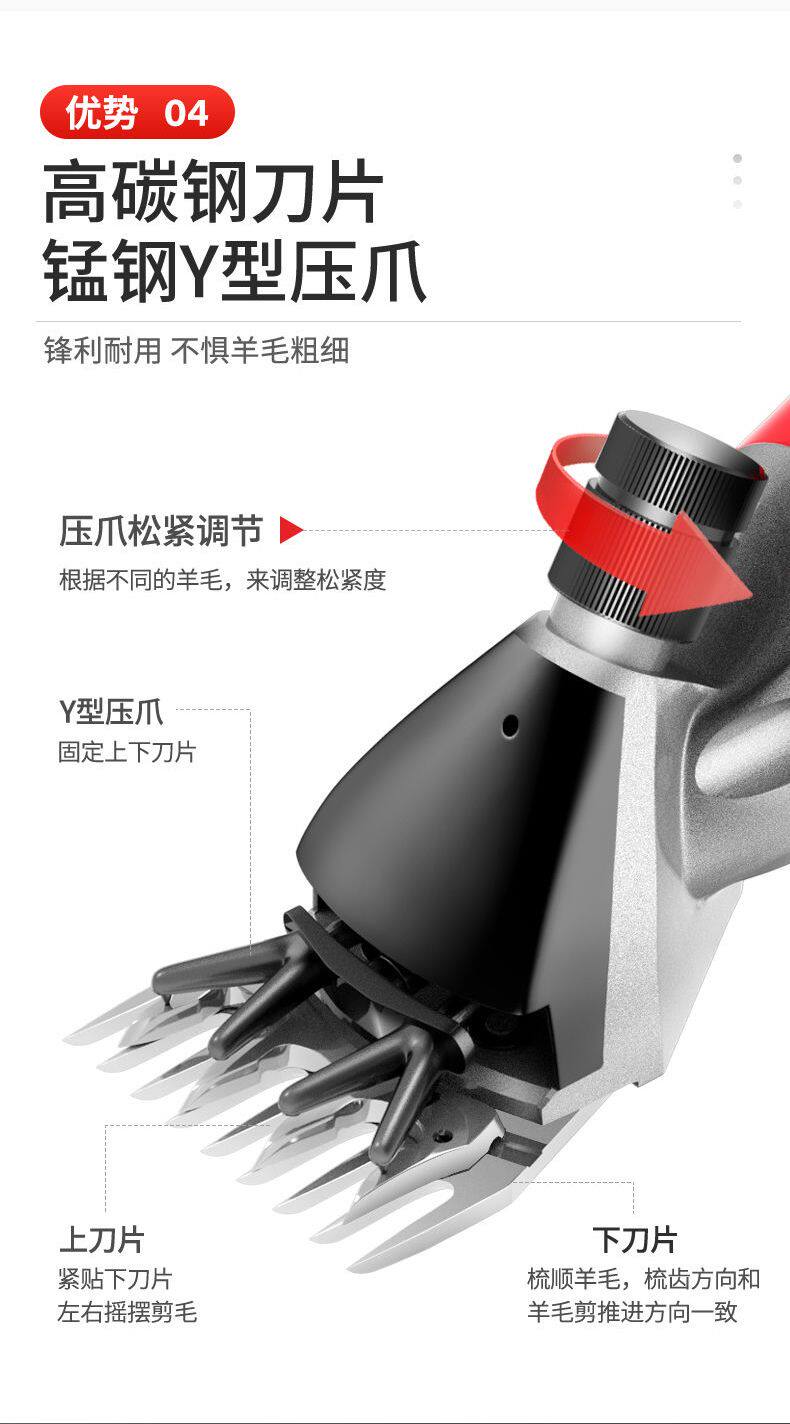 Ножницы 德国进口羊毛剪推子电动剪毛机专用剪子给羊剃毛的大功率剪羊毛神