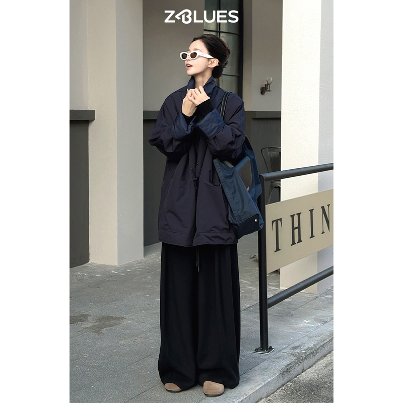 Zblues Reversible Lightweight Three-Proof Hungarian 95 White Goose down Jacket for Women, Winter Lightweight Coat Zblues Reversible Lightweight Three-Proof Hungarian 95 White Goose down Jacket for Women, Winter Lightweight Coat