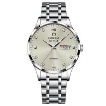 (Loluo Luxury Products) Official Direct Sales of Swiss Omega - Eggplant Watch Mens Fully Automatic Mechanical Watch Omega Butterfly